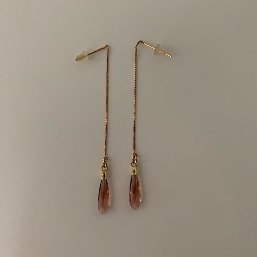touchstone crystal drop earrings